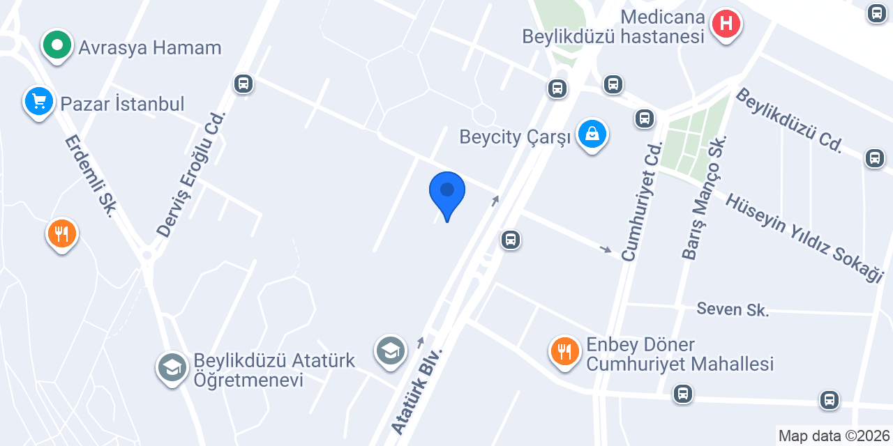 Endam'ın Mutfağı konumu
