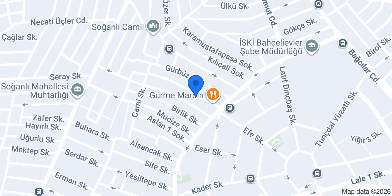 Bahçelievler Elektrikçi konumu