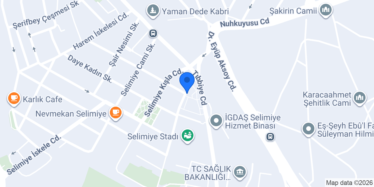 SELİMİYE TAKSİ DURAGİ konumu