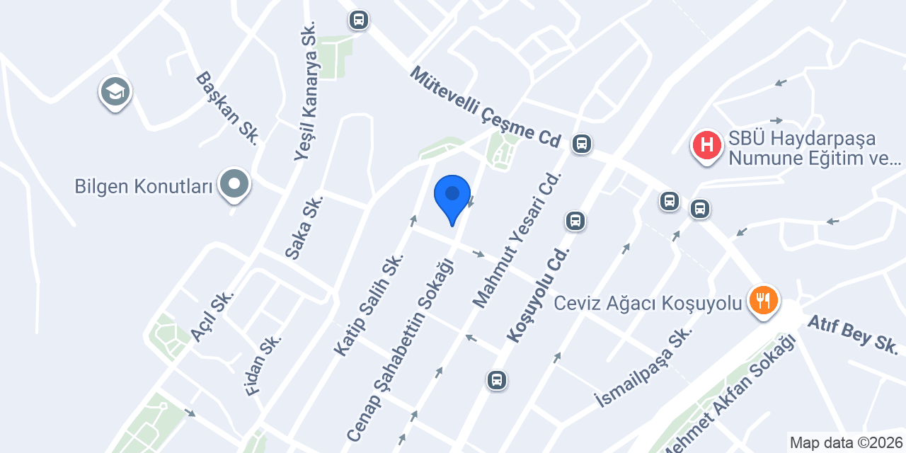 KindyROO Kadıköy Koşuyolu konumu