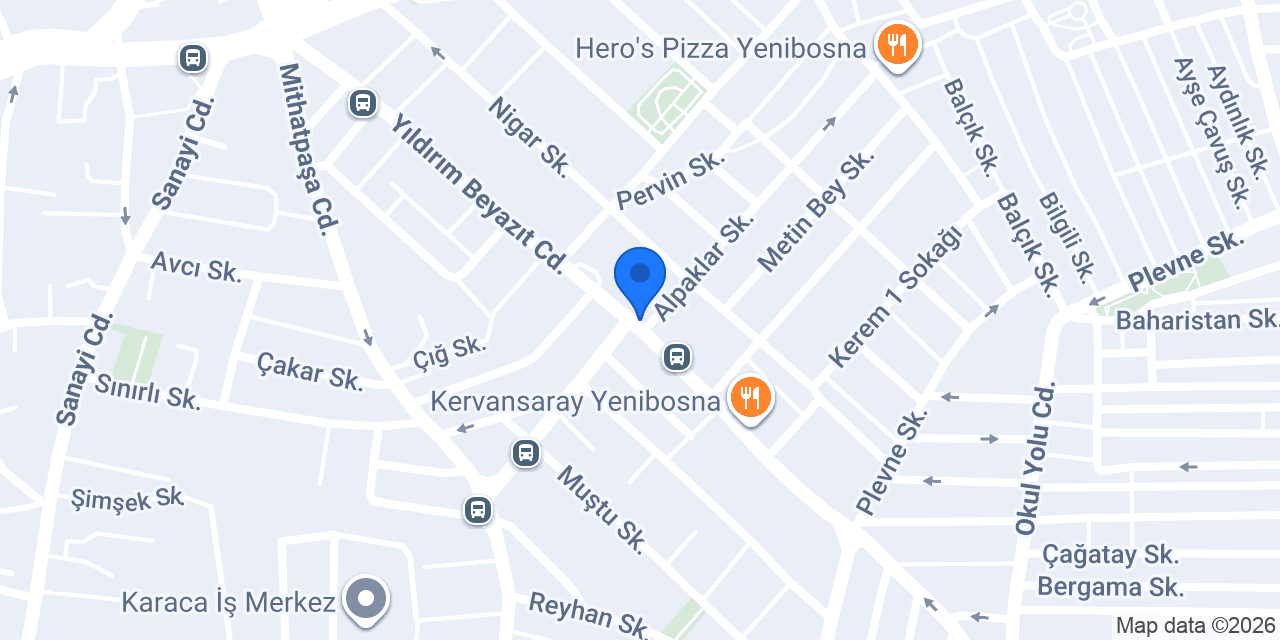 Işık Sürücü Kursu konumu