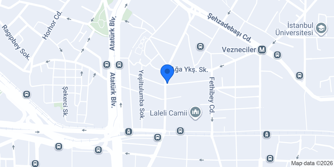 Grand Laleli Hotel konumu