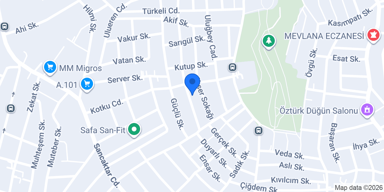 Meryem Mobilya & Marangoz Atölyesi konumu