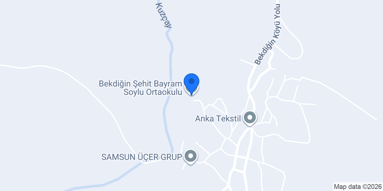 Bekdiğin Şehit Bayram Soylu Ortaokulu konumu