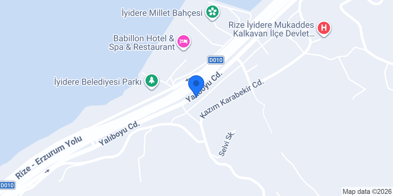 Ptt-iyidere Şubesi konumu