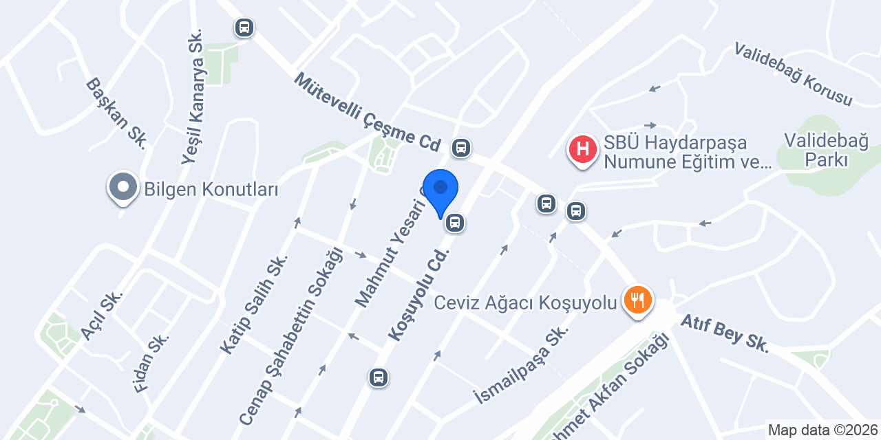 QNB Koşuyolu Şubesi konumu