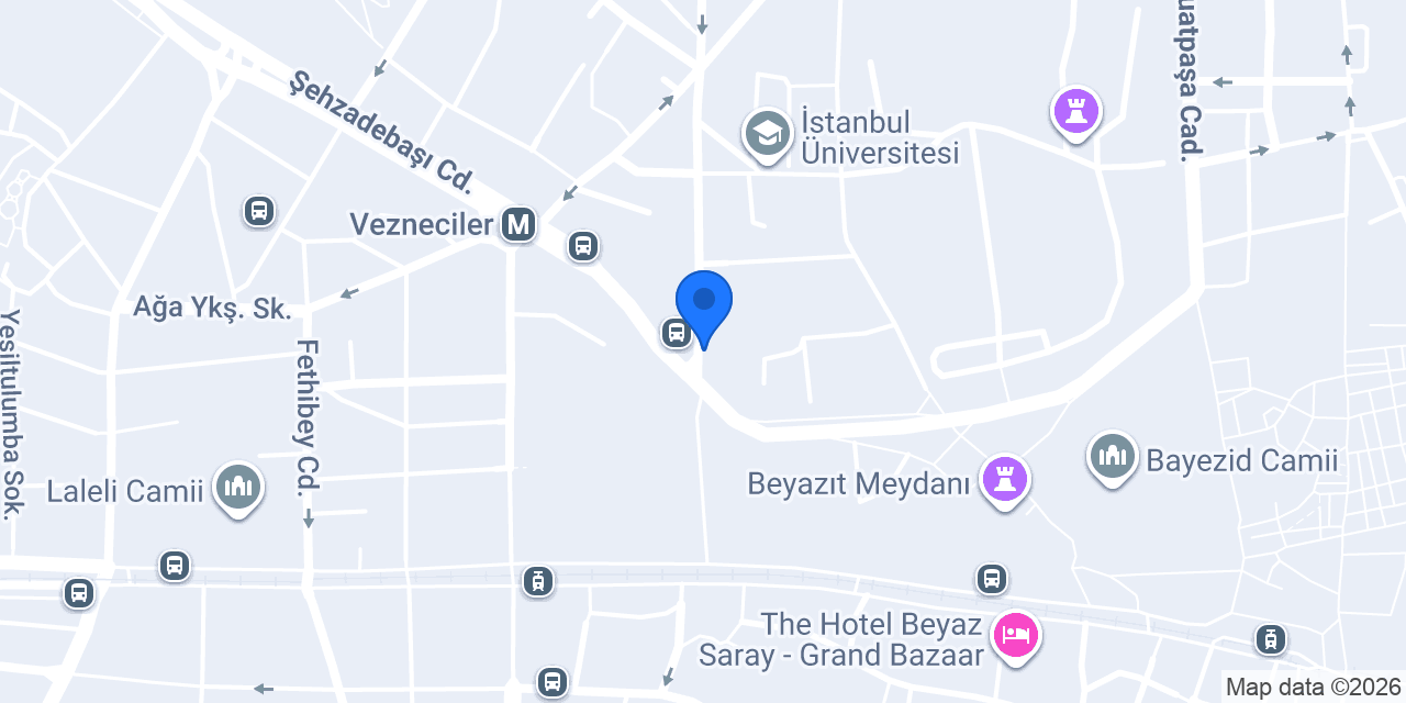 Vezneciler Külhan Cafe Ve Restorant konumu
