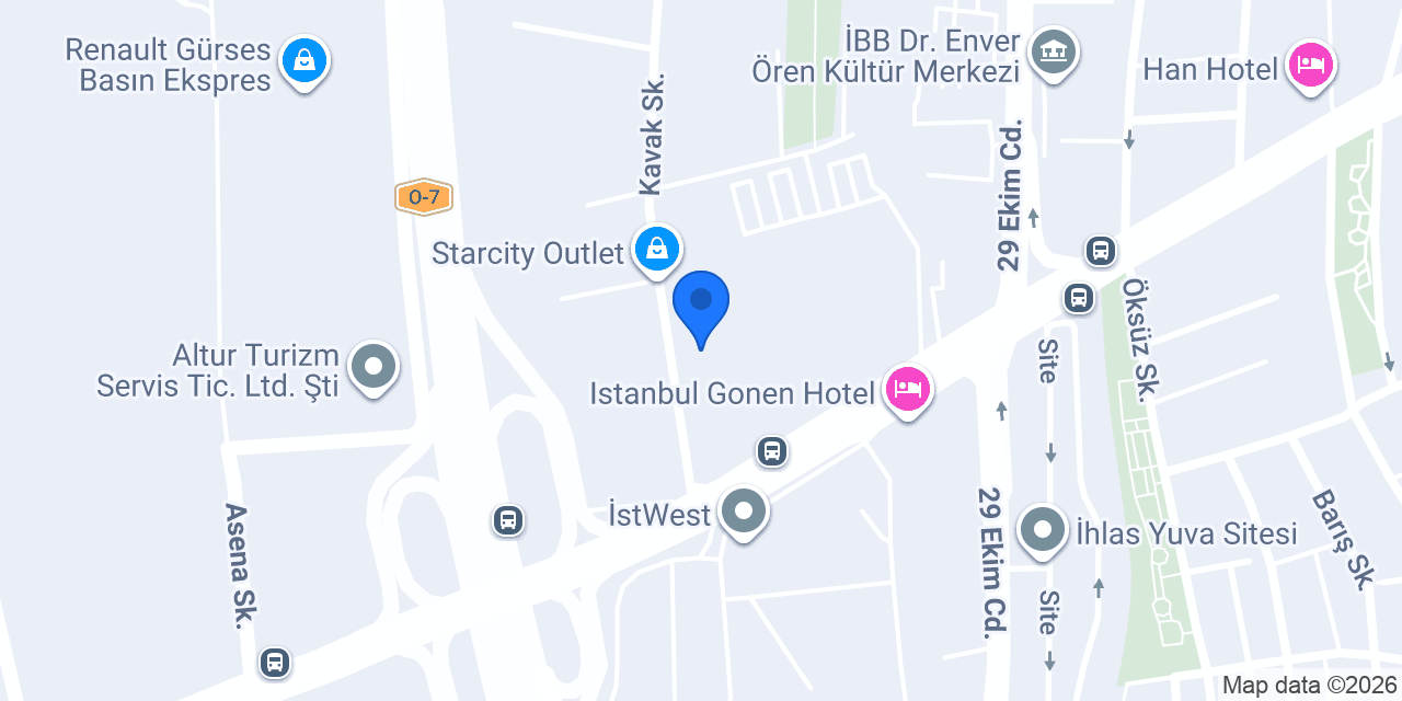 Starcity Eczanesi konumu