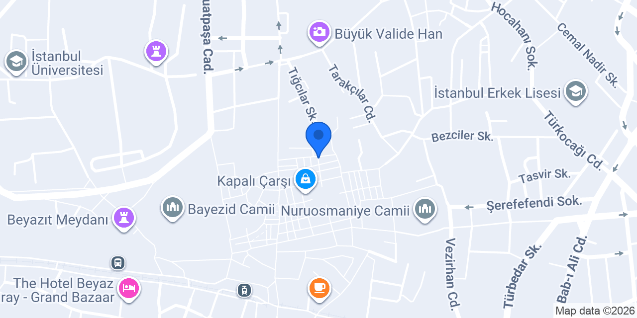 El Capote Estambul konumu