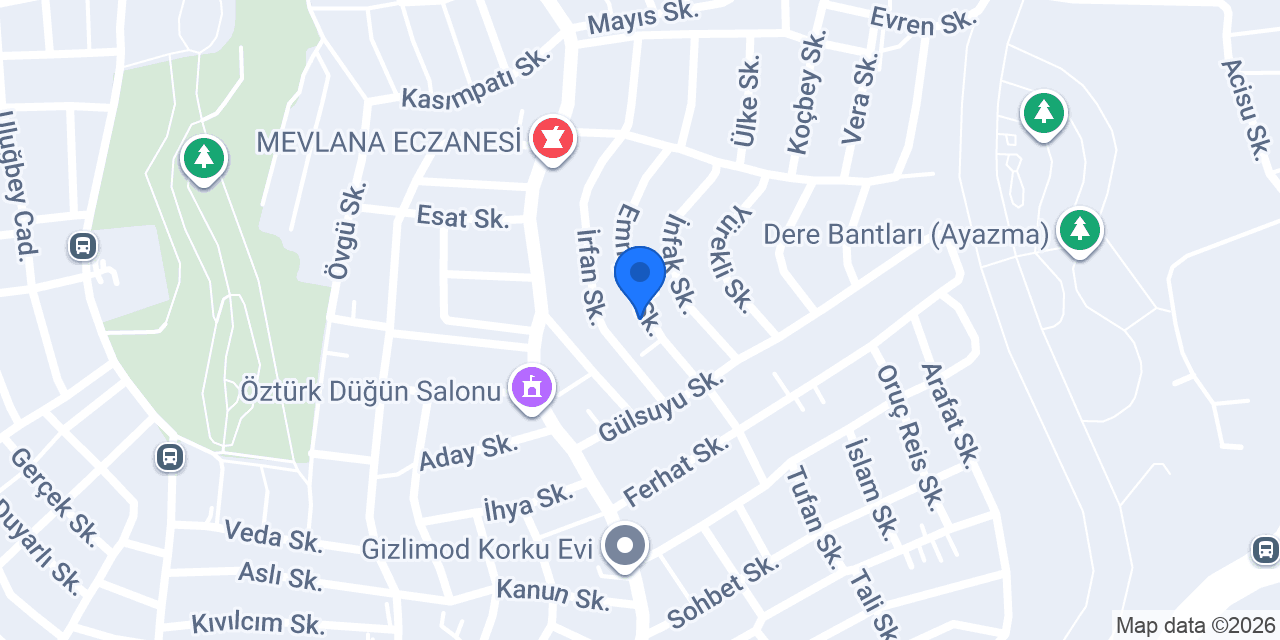 Evim dekarasyon konumu