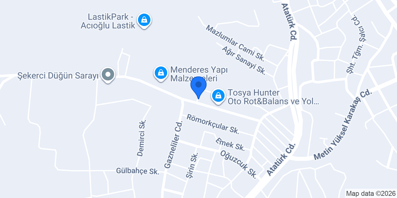 Durak Oto konumu
