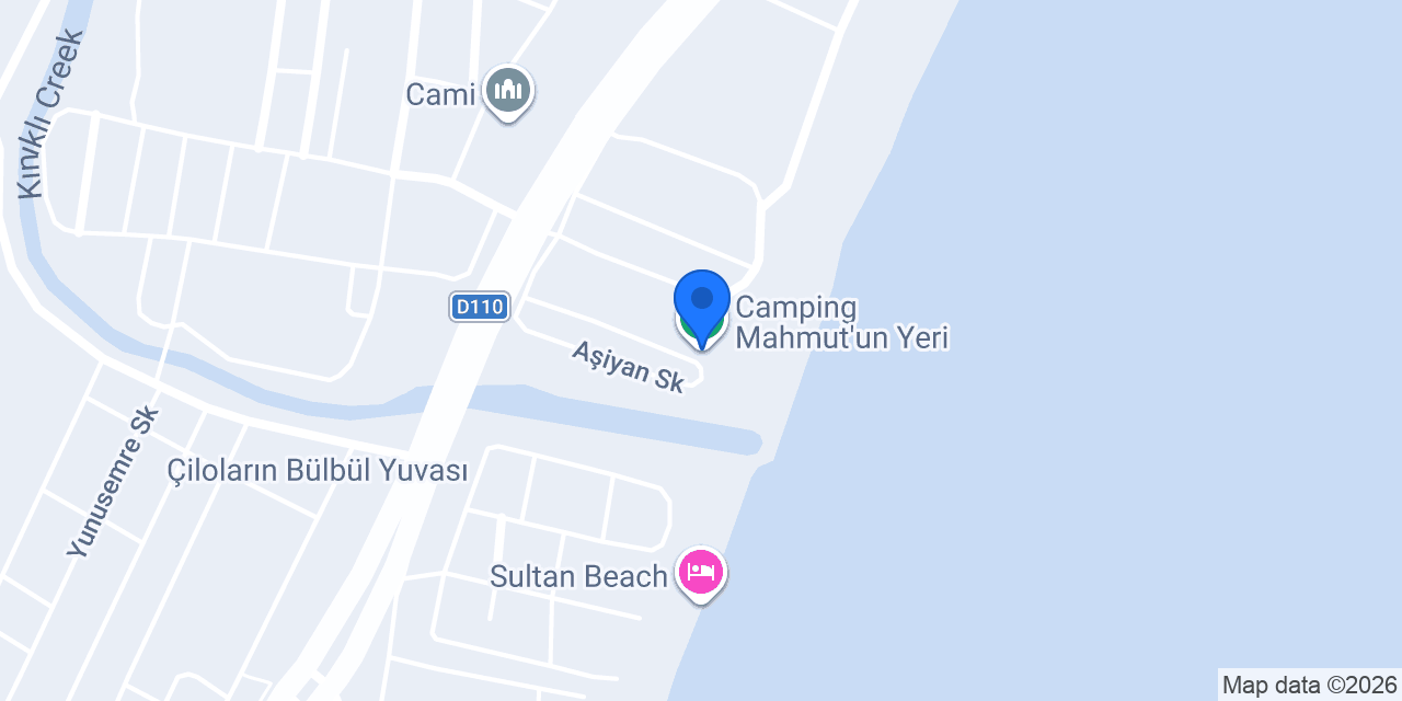 Camping Mahmut'un Yeri konumu
