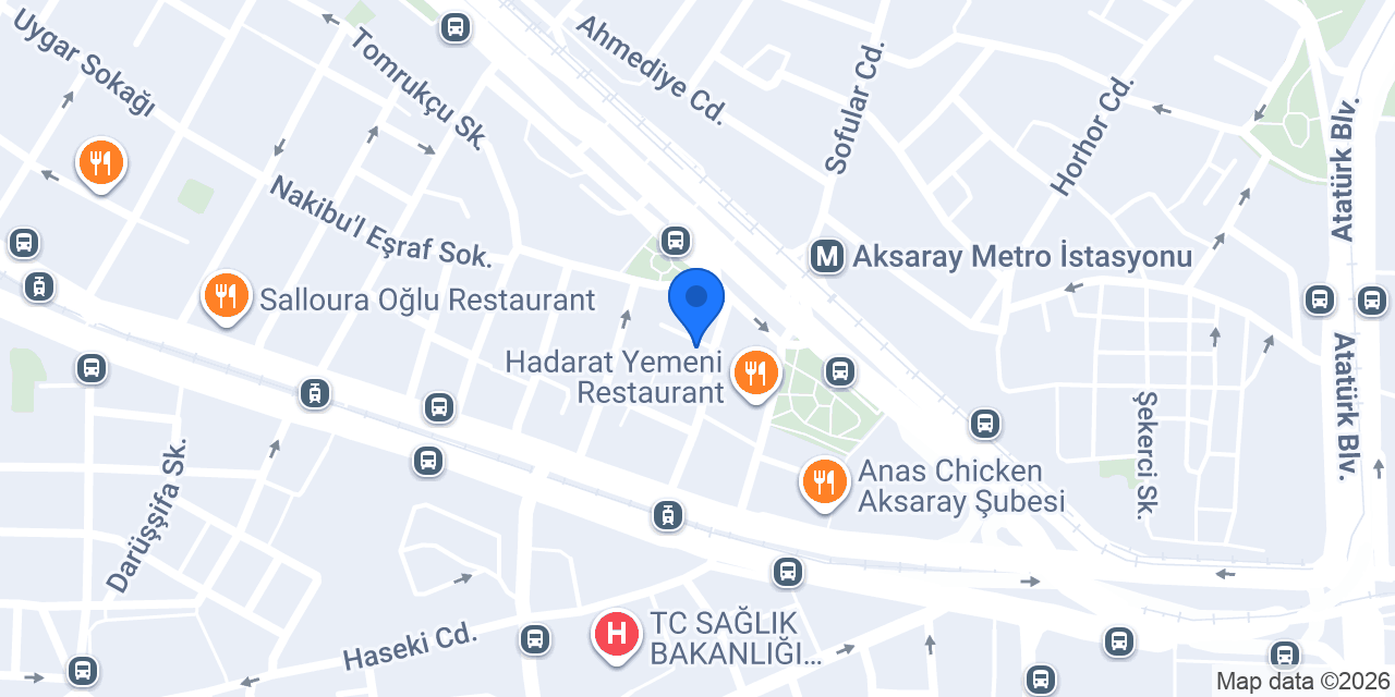 Aksaray Vatan Kuru Temizleme konumu