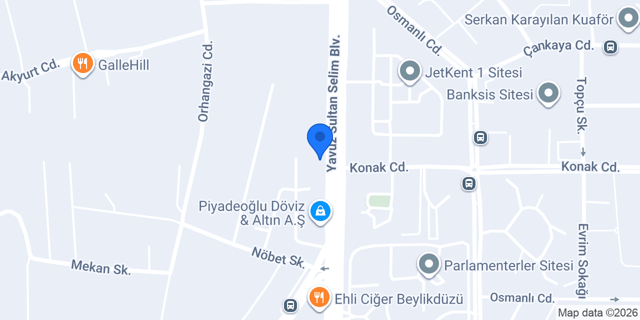 Garanti BBVA Beykent Şubesi konumu