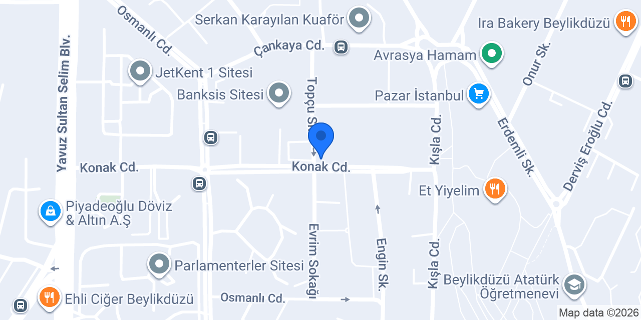 Salkım Ekmek Pasta Cafe konumu