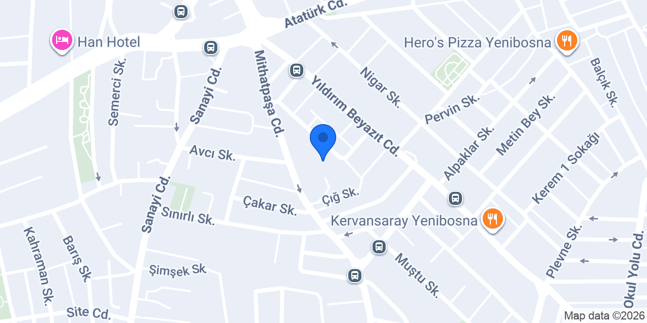 Berkaylar Çorap konumu