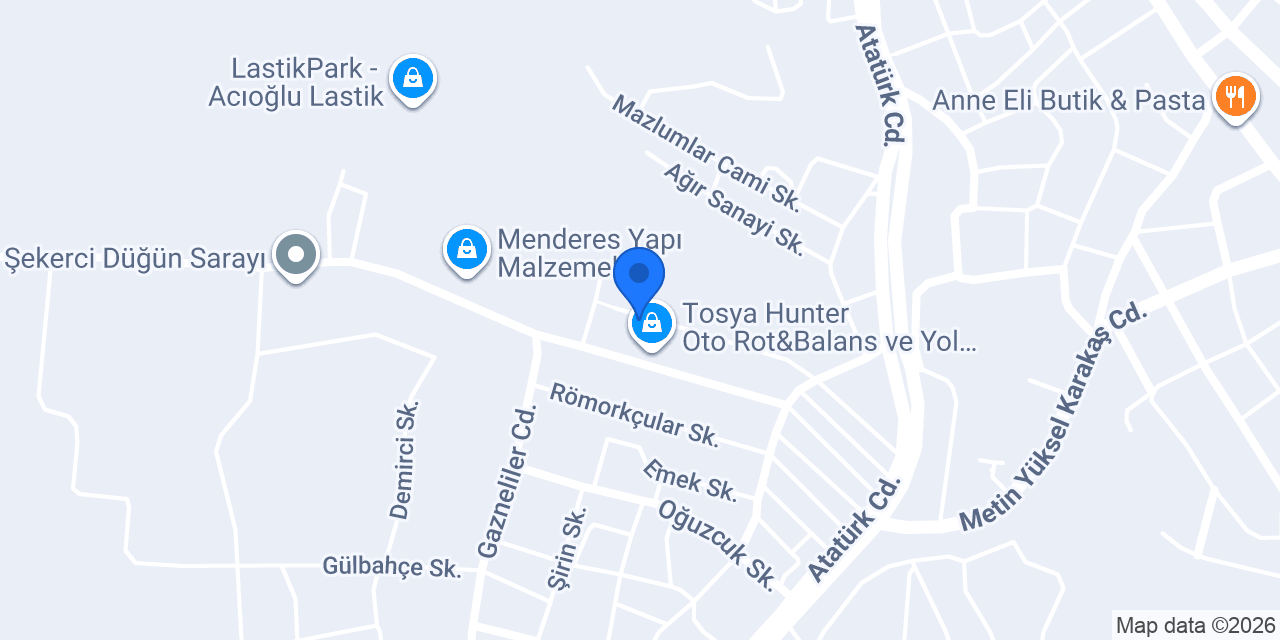 Savaş Oto kurtarma konumu