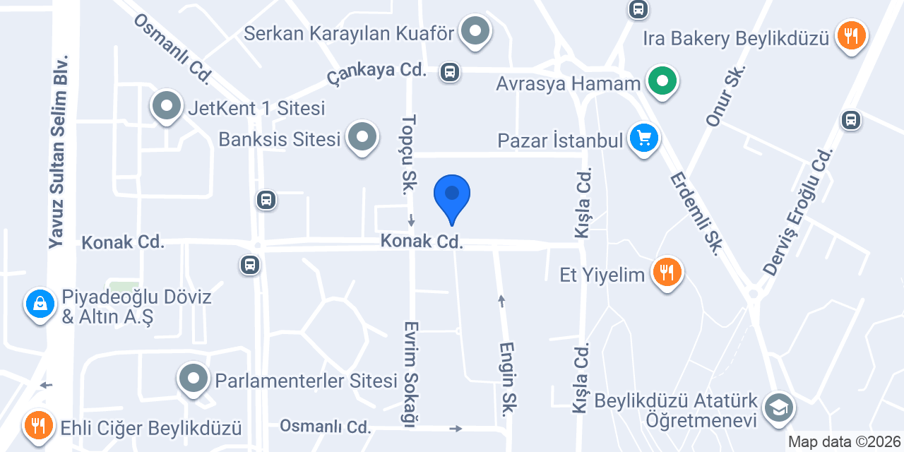 DEMİR TESİSAT BEYLİKDÜZÜ konumu