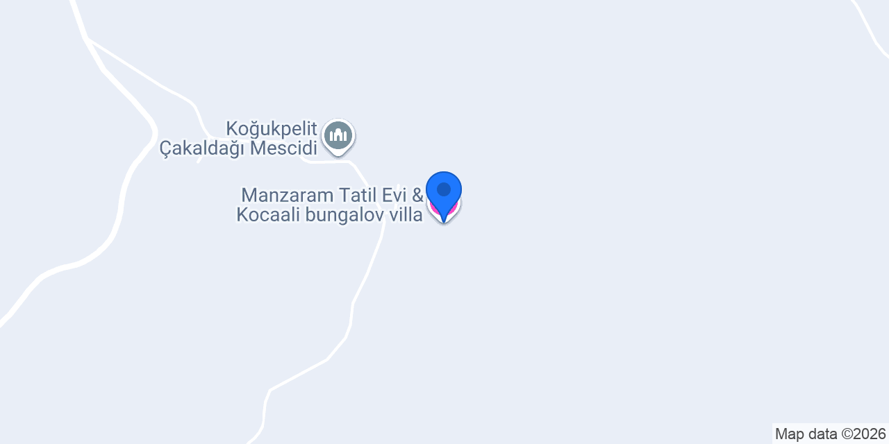 Manzaram Tatil Evi & Kocaali bungalov villa konumu