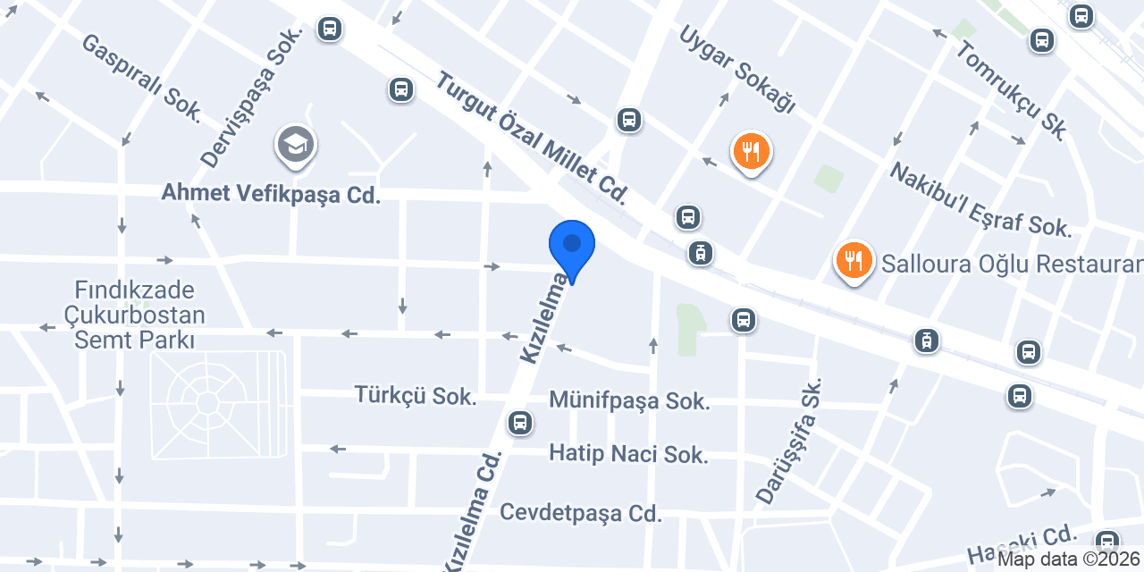 Garanti BBVA Fındıkzade Şubesi konumu