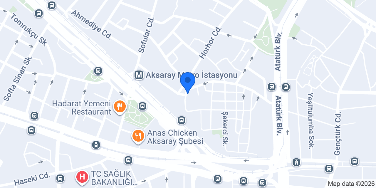 Yusdo Aksaray konumu