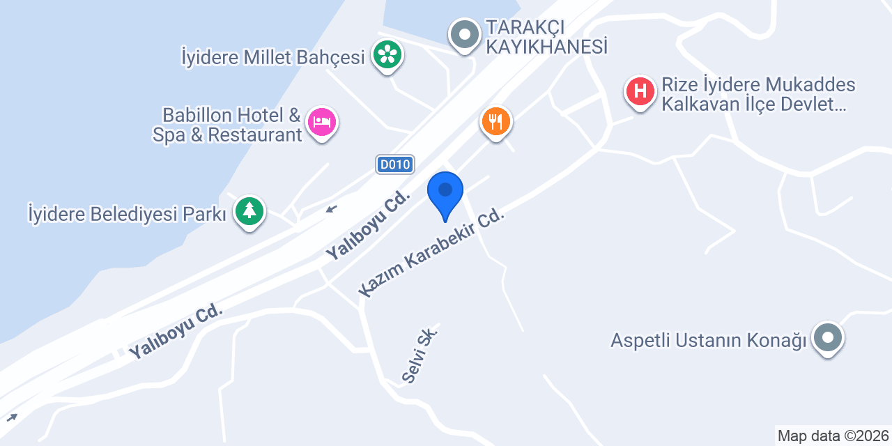 Defne Döner İyidere konumu