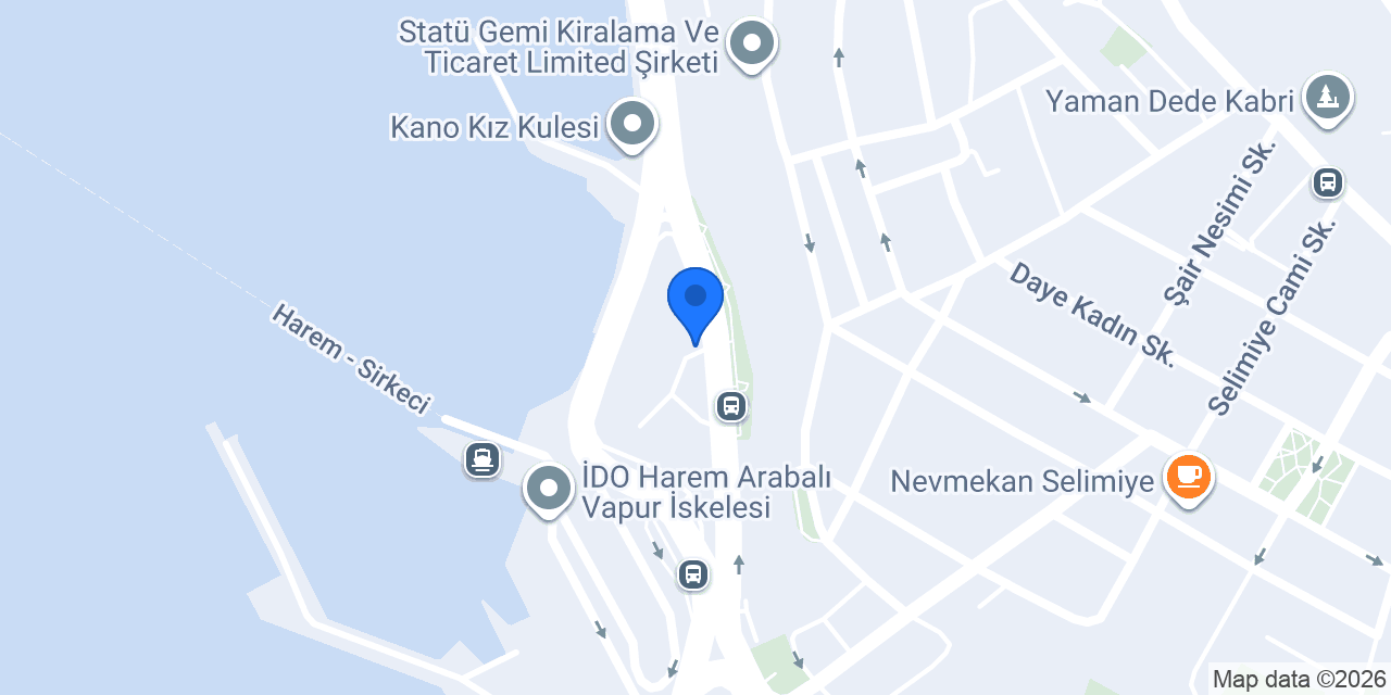 Harem Otogar Taksi Durağı konumu