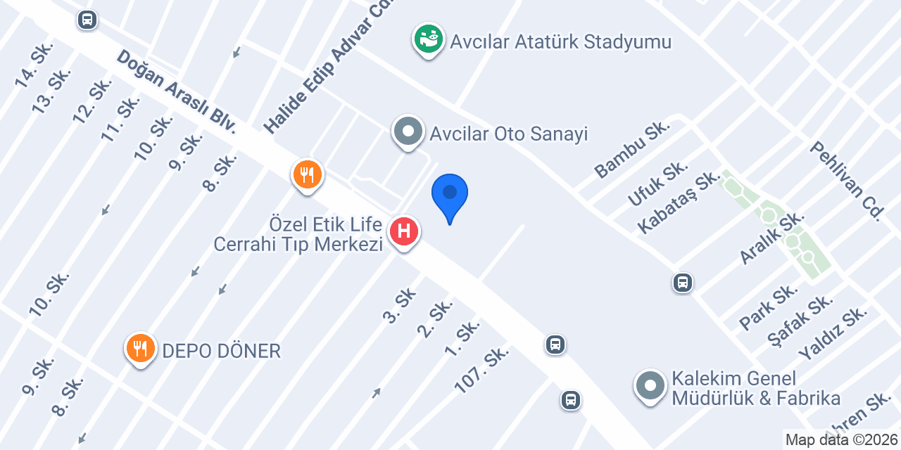 Aka Konut Mimari Yapı İnşaat konumu