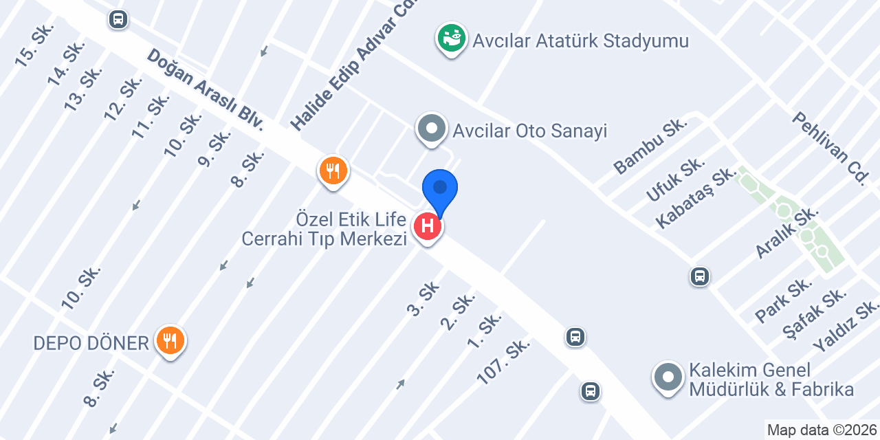 TEB Avcılar Şubesi konumu