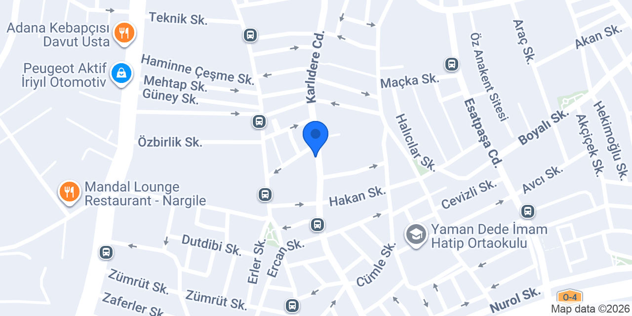 Ada Bayan Kuaförü konumu