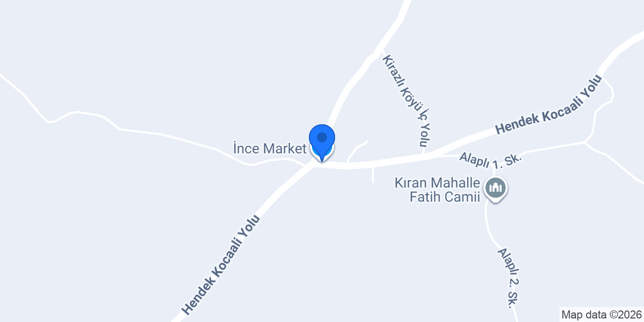 İnce Market konumu