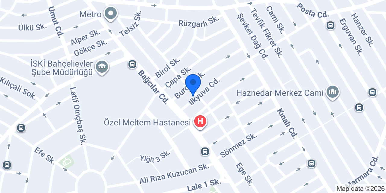 Kemiksiz Et Haznedar konumu
