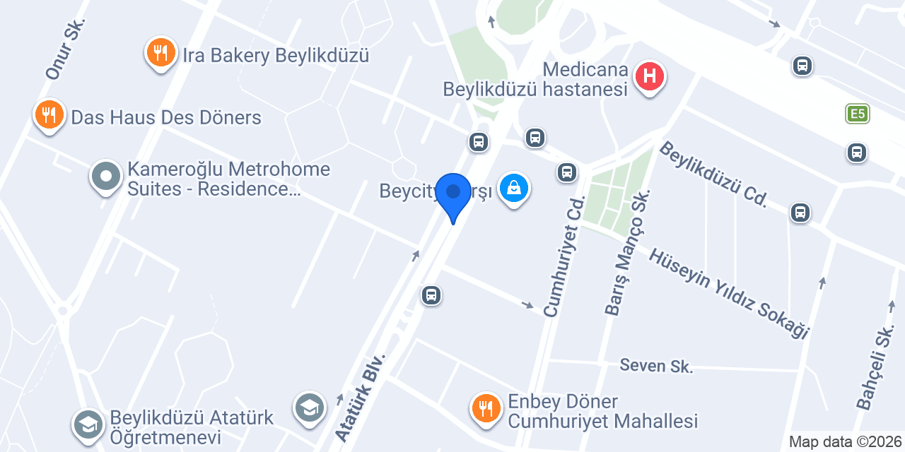 Beylikdüzü Masaj Salonu -NOX Spa konumu