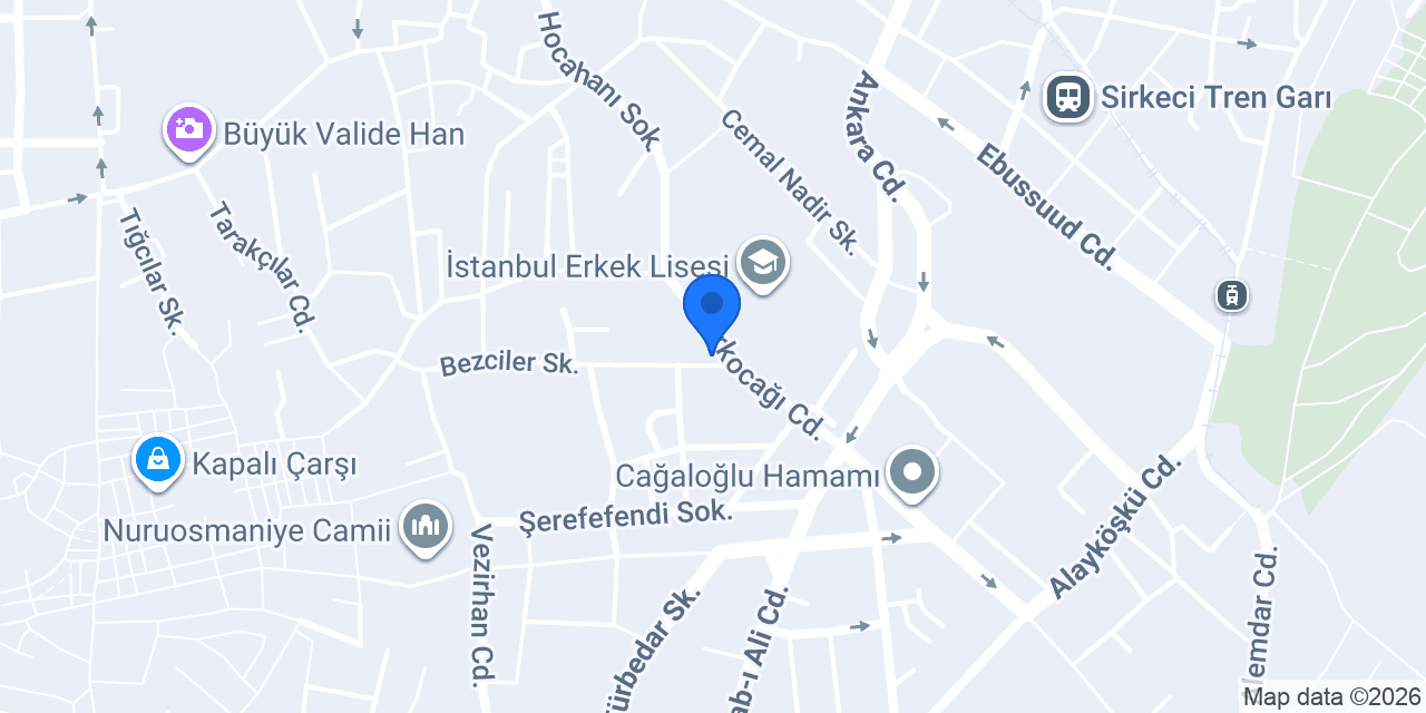 Sirkeci Massage & Spa konumu