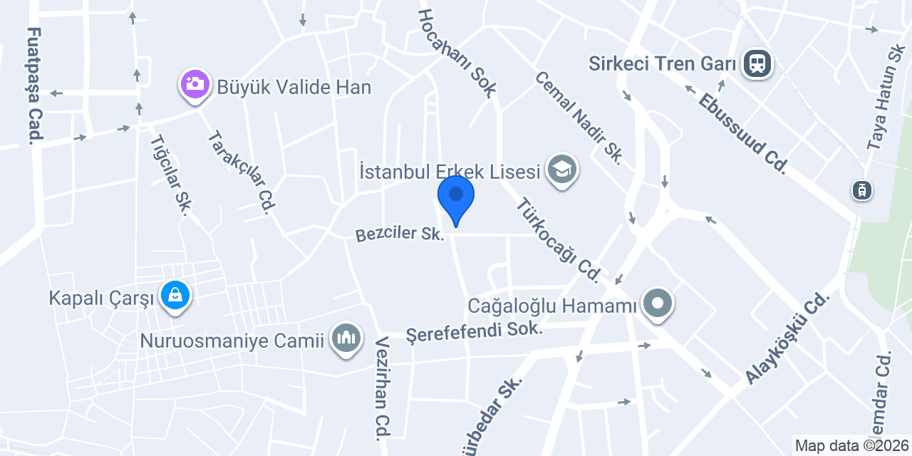 Cadde Toptan konumu