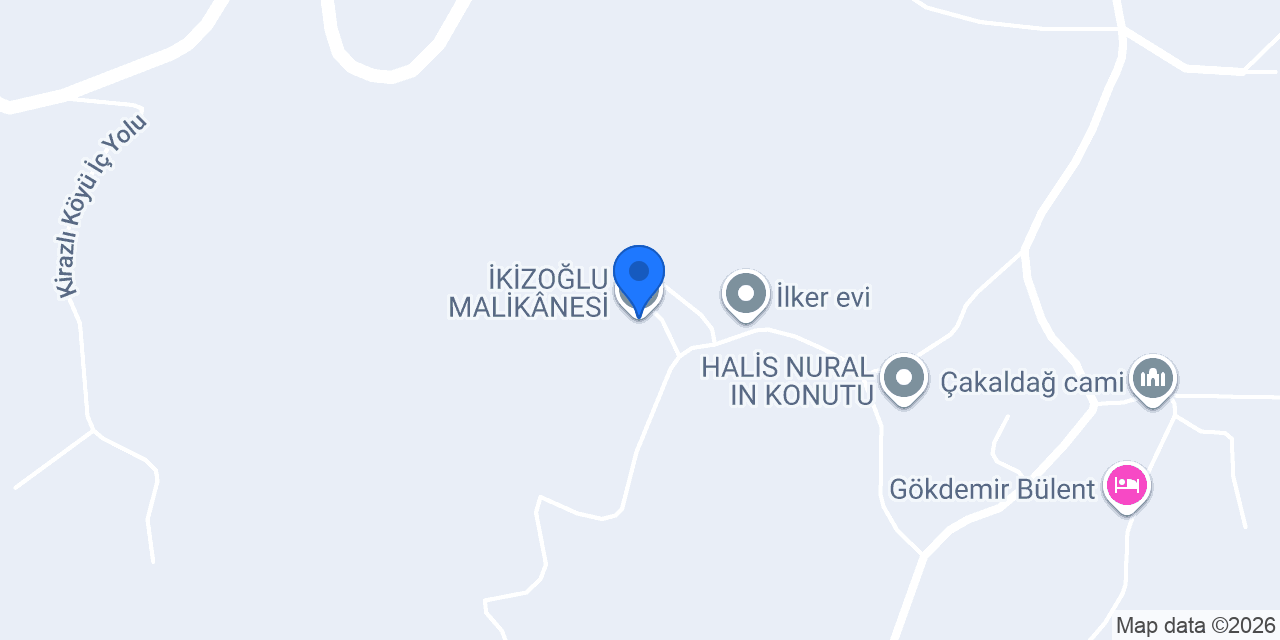 İKİZOĞLU MALİKÂNESİ konumu