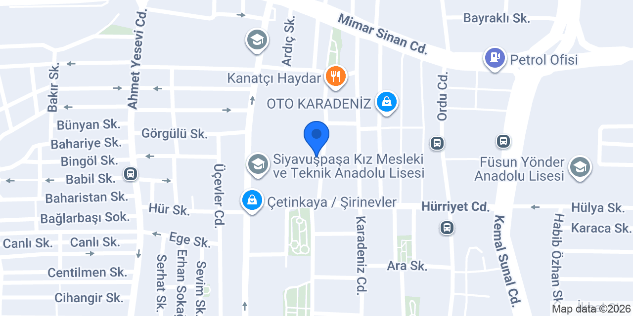 AKGÜN Tic. Ve San. Ltd. Şti. konumu