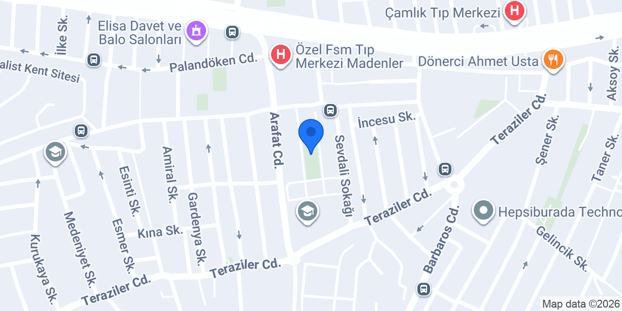 Madenler Tekel konumu