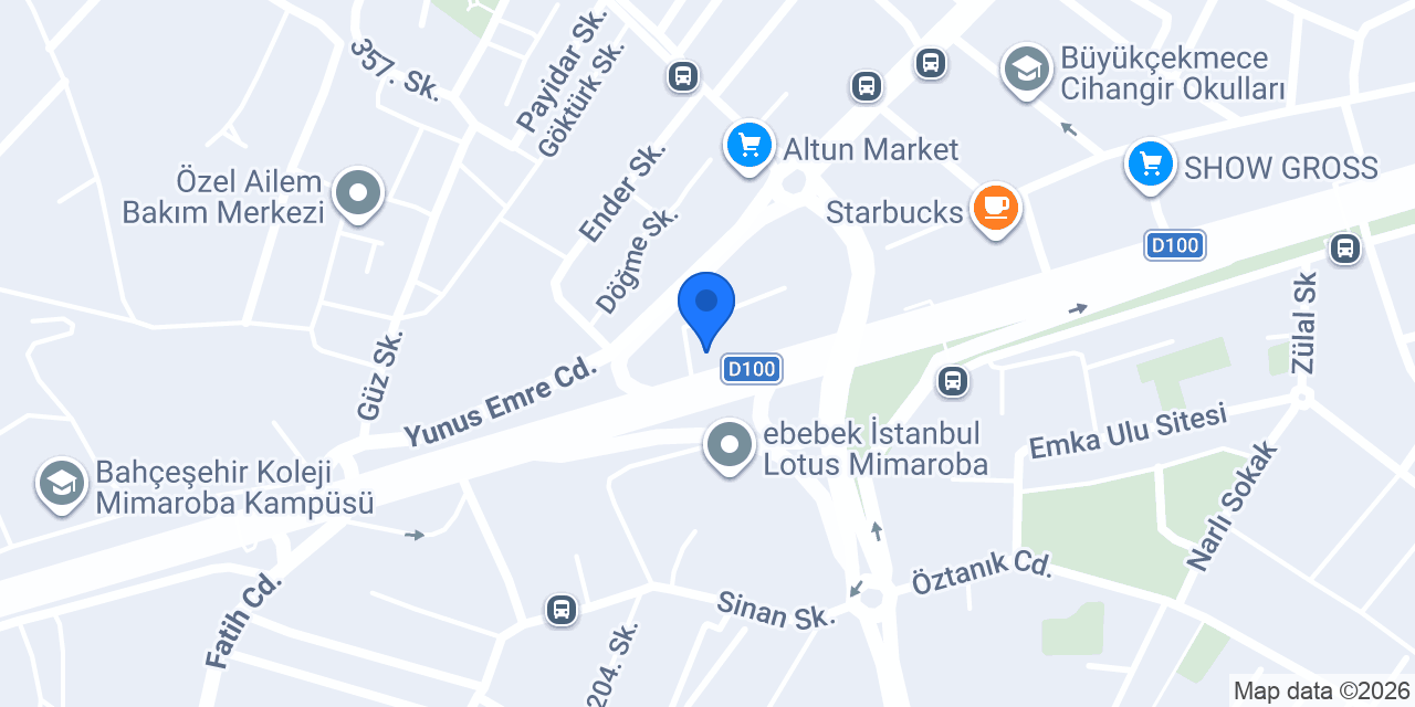 Sütlüce Kadayıf Büyükçekmece konumu