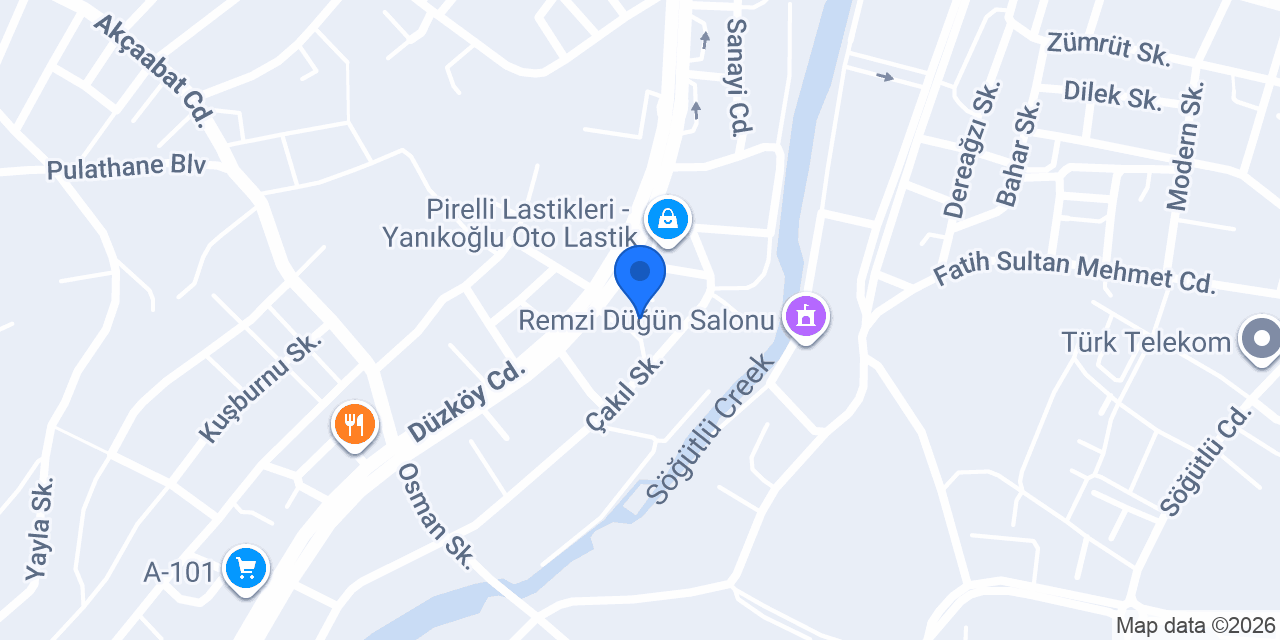KARADENİZ OTOMOTİV konumu