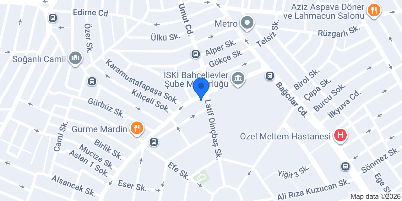 Toprak Eczanesi konumu