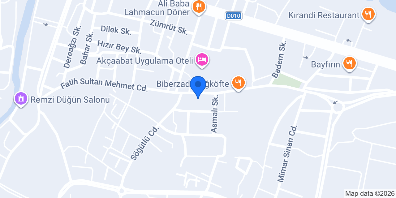 Diş Hekimi Dt.Efkan Arda YÜCESAN konumu