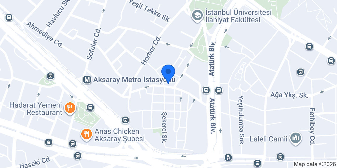 Aksaray Cam konumu