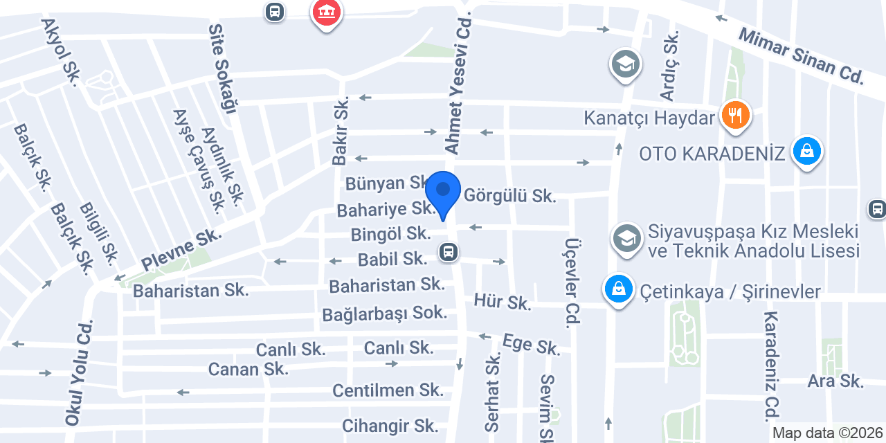 Baklavacı Mehmet Usta konumu