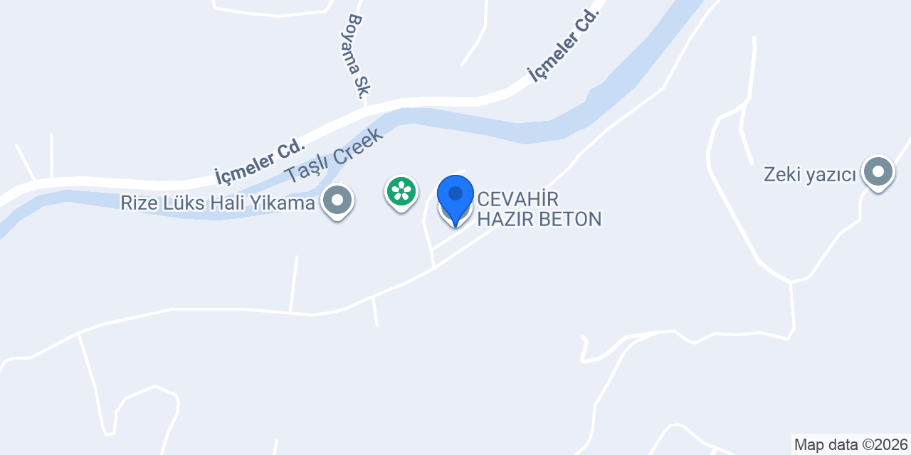 CEVAHİR HAZIR BETON konumu