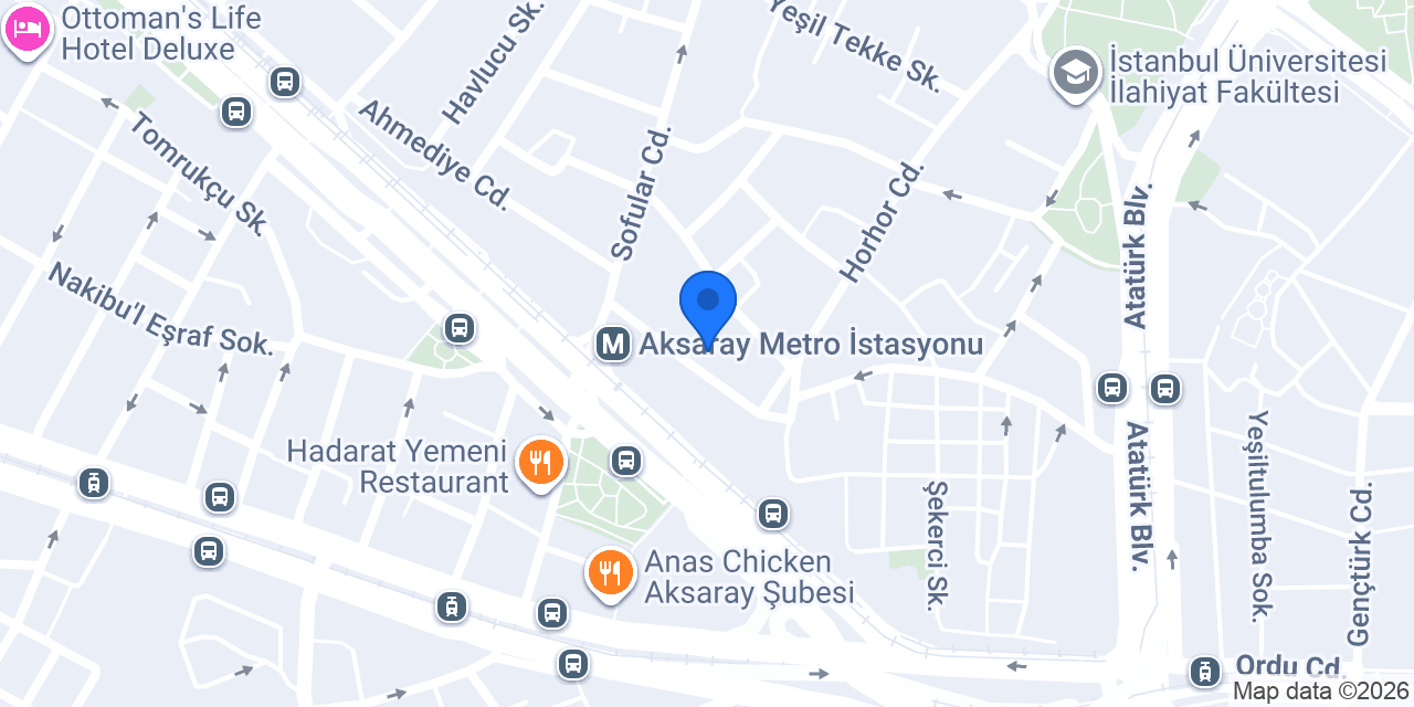 Aksaray Pub konumu