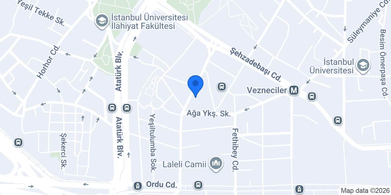 Hotel Büyük Levent konumu