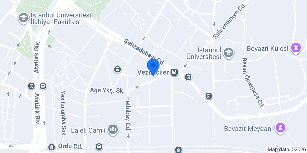 Stüdyo kuaför Hüseyin konumu