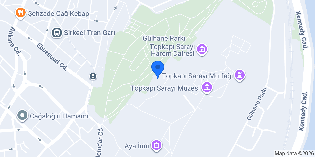 Çinili Köşk Müzesi konumu