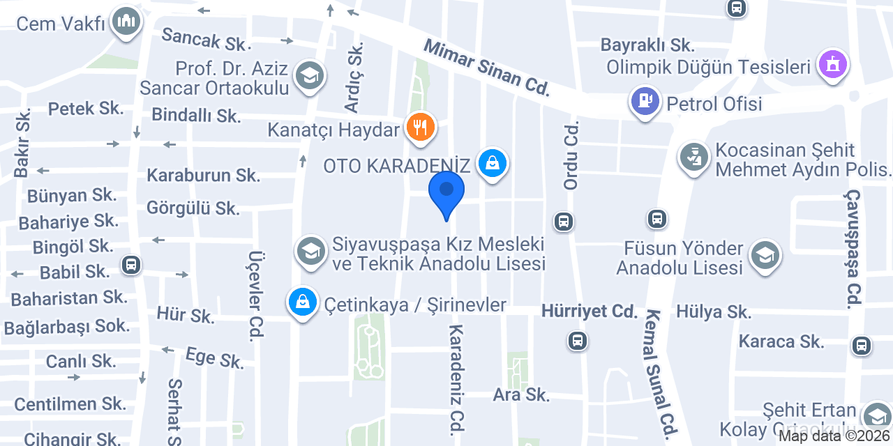 Sur Yıkama konumu